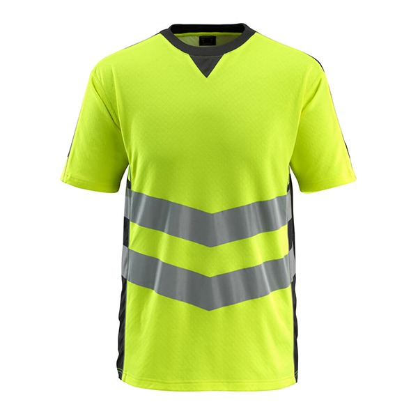 T-Shirt bicolore fluorescent jaune et noir | MASCOT Sandwell