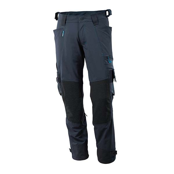 Pantalon de Travail avec poches genouillères en Dyneema marine foncé | MASCOT