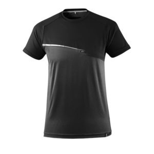 T-Shirt Mascot avec poche poitrine - ADVANCED noir