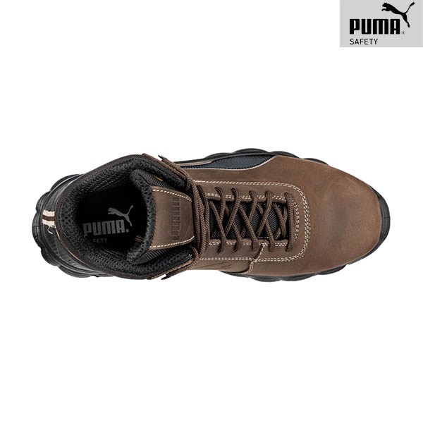 Chaussures de sécurité Puma - Condor Brown Mid S3 ESD SRC - Dessus