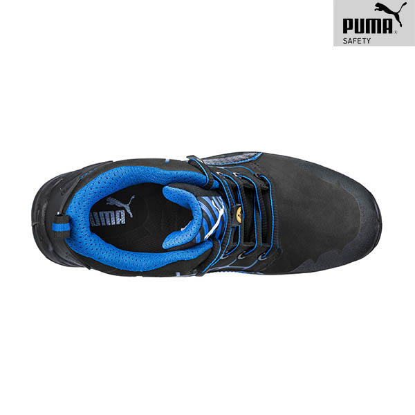 Chaussures de sécurité Puma - Krypton Blue Mid S3 ESD SRC - Dessus