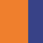 Orange et Bleu Roi