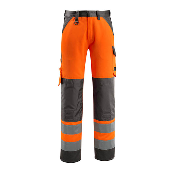 Pantalon Mascot Avec Poches Genouillères | MAITLAND orange et gris foncé