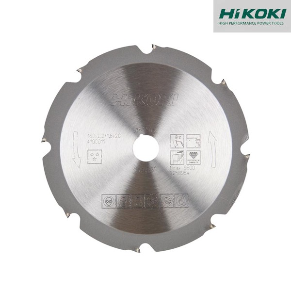 Lame Scie Circulaire PCD - Plâtre, Ciment Et MDF - 180 mm - HIKOKI - 4100013
