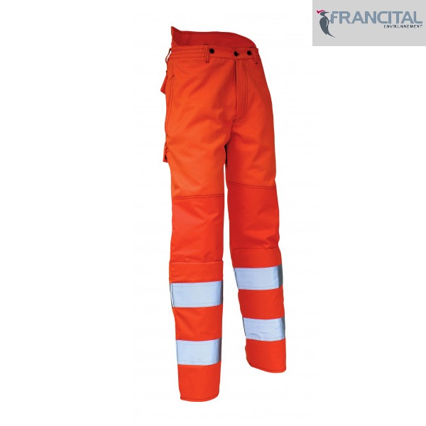 Pantalon de Travail Riga Débroussaillage Haute-visibilité - FRANCITAL